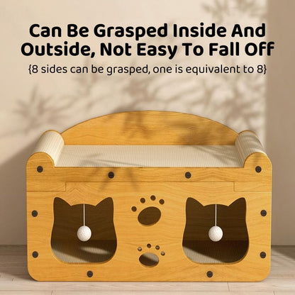 Cat Scratching Hideout Bed