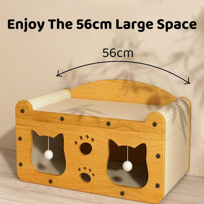 Cat Scratching Hideout Bed
