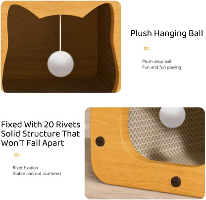 Cat Scratching Hideout Bed