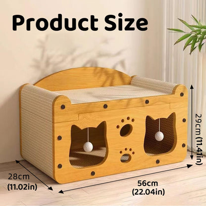 Cat Scratching Hideout Bed