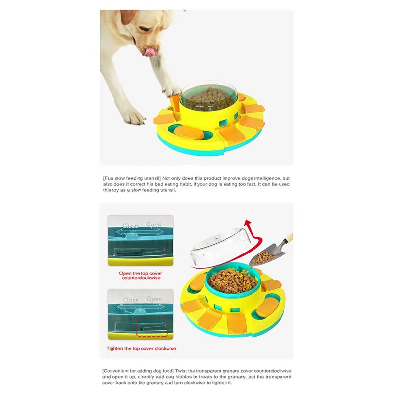 Dog Interactive Puzzle Feeder